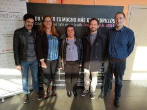 Visita de Marta Gómez Lahoz, concejala presidenta de los Distritos de San Blas-Canillejas a Comidissimo