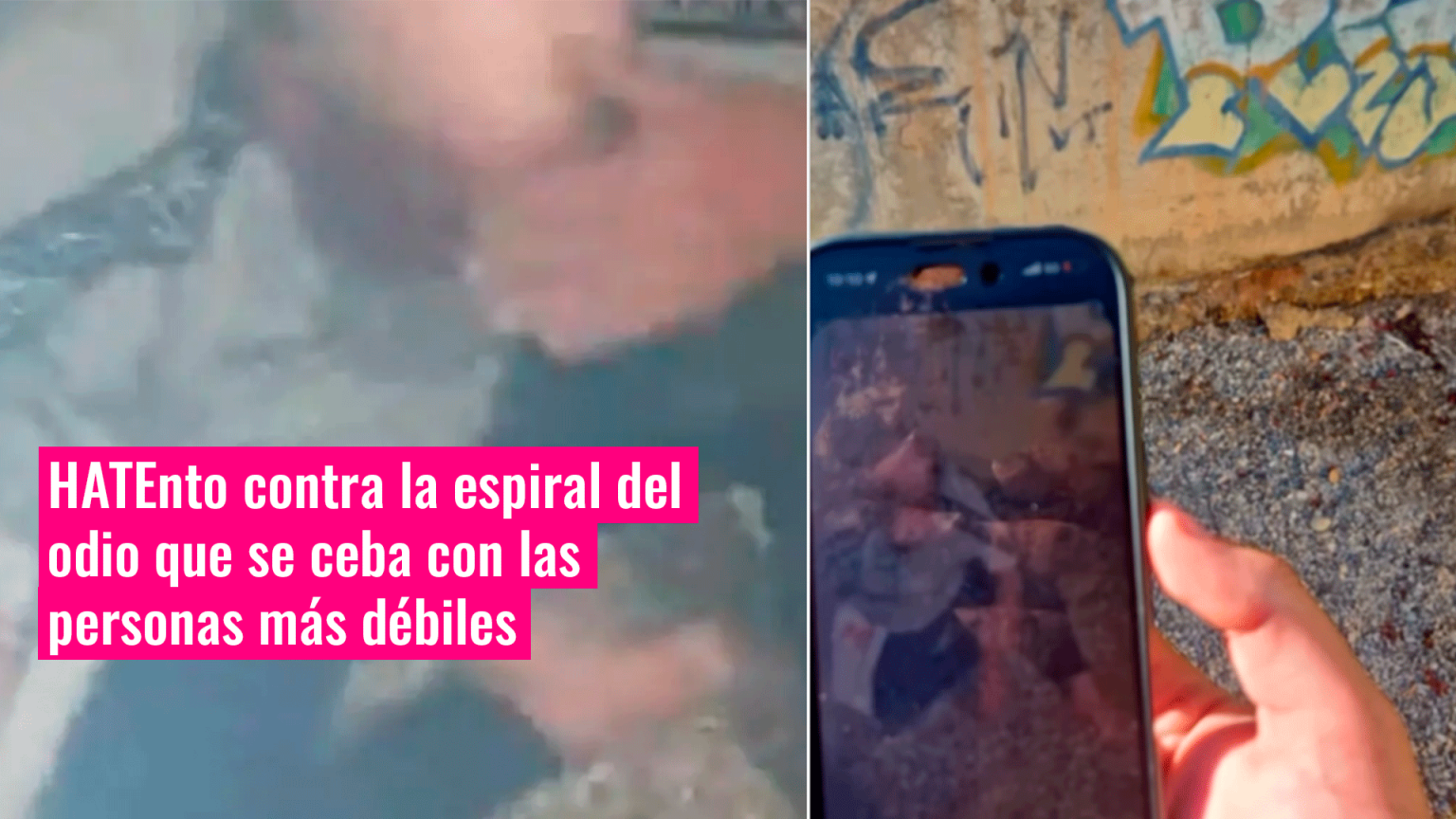 HATEnto contra la espiral del odio que se ceba con las personas más ...